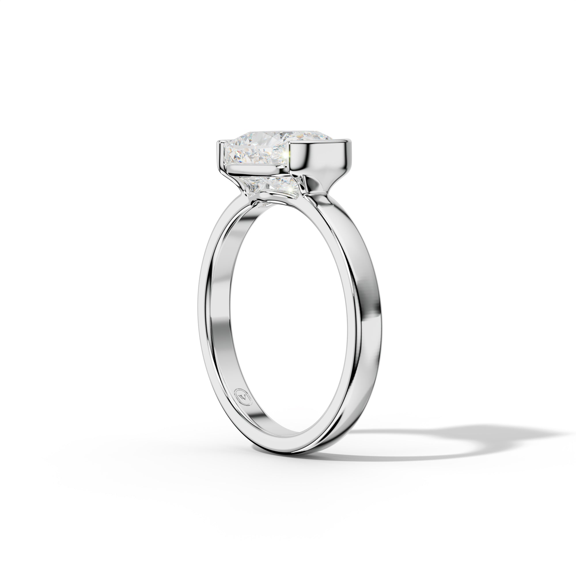 Delilah Elongated Cushion Cut  Engagement Ring